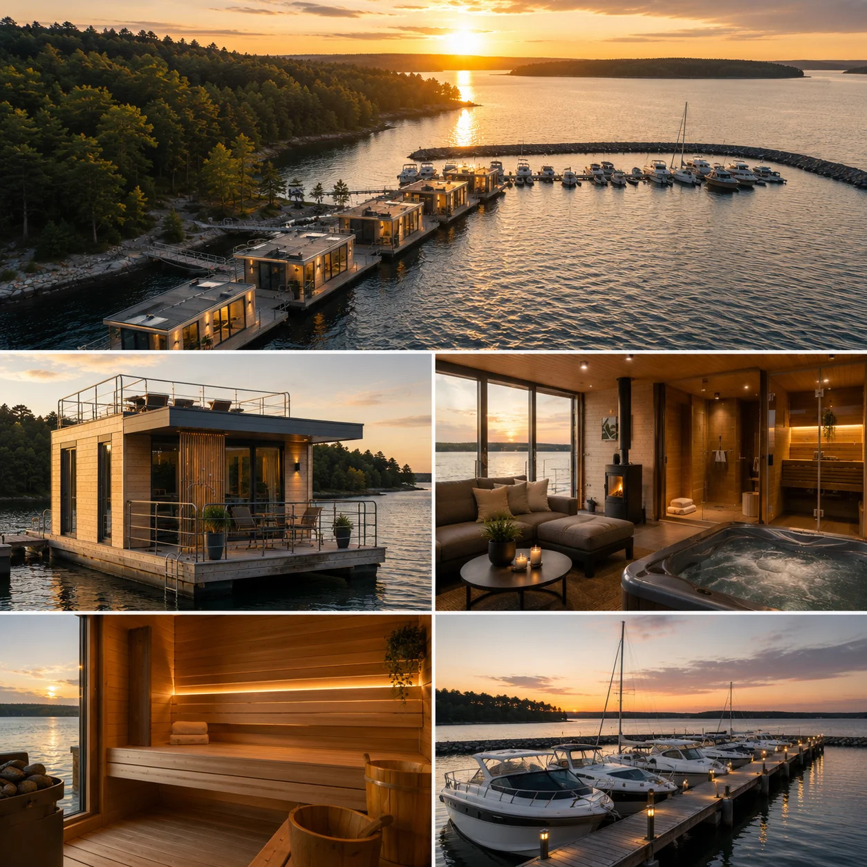 Exklusiv marina till salu i Göteborg – houseboat-verksamhet etablerad sedan 2005 (ID: 1720)
